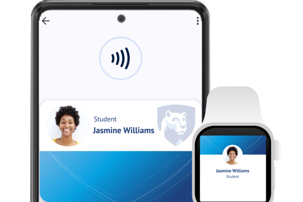 mobile id+ on phone and smartwatch